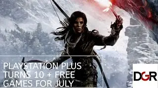 PlayStation Plus Free Games for July + 10th Anniversary