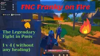 Best Clutch ever by Fnatic franky 1 v 4 in PMIS | legendary fight in pubg mobile |Ditto Plays