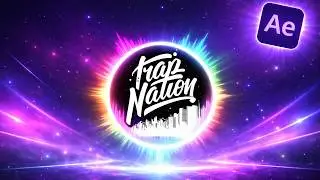 How to Make Audio Visualizer Like Trap Nation Without Plugins - After Effects Tutorial