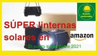 🔦EL top 4 DE LAS mejores [LINTERNAS] solares 2021 camping,HOGAR,patio,EXTERIORES en AMAZON.◀️🔦