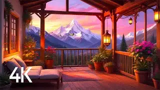 Warm and Cozy Atmosphere with the Sound of the Mountain Wind