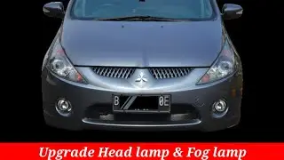 bukan innova [Mitsubishi GRANDIS upgrade Head lamp & Fog lamp]