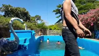 Swimming Pool In The Middle Of The  Forest | Fun Day With My Cousins and Friends #zaraabubo