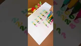 Guess What⁉️ #3d #writing #handwriting #trending #numbers #art #shorts #viral #123 #satisfying #fun