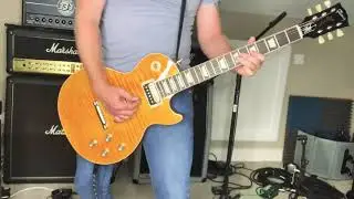 Slash Signature Gibson Guitar and Marshall Silver Jubilee Amp Blues Jam