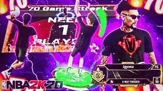 2 TOXIC LEGEND LOCKDOWNS PULL UP ON MY 71 WIN STREAK! HIGHEST 1V1 STREAK EVER ON NBA 2K20!