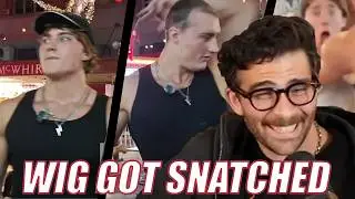 LITERAL WIG SNATCH - Hasanabi Reacts to Androgenic the Australian TerraChad cortisol spiking