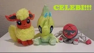 Pok&eacute;mon 20th Anniversary: Celebi Plush Unboxing and Review