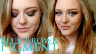 M.A.C Blue Brown Pigment ♡ Makeup Tutorial | LulaBella11