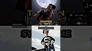 Tighten vs Syndrome #short #shorts #tighten #incredible #syndrome #animation #battle