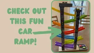 Montessori Wooden Car Ramp Set Review &mdash; 7 Mini Cars Included!