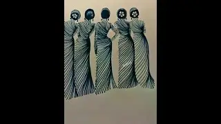 #Elegant Beauty #Hand-painted Original #Learn to Draw Together The simplest ink painting technique!