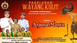 Live.. KI CAHYO KUNTADI bt NIKEN SALINDRI lakon ARJUNA MANTU DS, Pandean, Gondang nganjuk