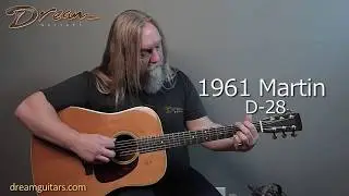 1961 Martin D-28, Brazilian Rosewood/Sitka Spruce