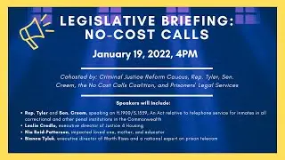 No-Cost Calls Legislative Briefing