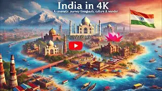 India: Aerial 4K Drone Footage Tour | Land of Diversity & Cultural Magnificence  🇮🇳🚁🌅