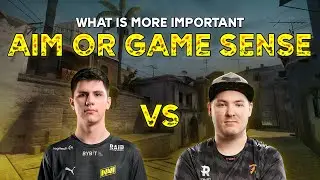 What is more important aim or game sense?
