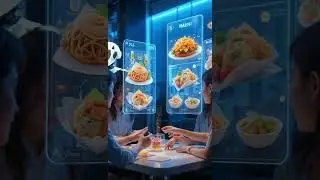 Futuristic Dining: How AI Robots Are Revolutionizing Restaurants! #shorts #viralvideo #ai2025 #vr