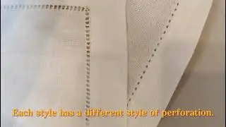 Hemstitch napkins are a perfect blend of craftsmanship and elegance.