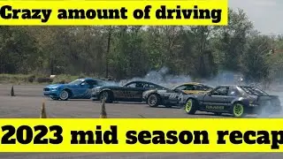 2023 Mid season recap! 40 minutes of drifting, tandems with pro drivers, crashes,parties, and more!!