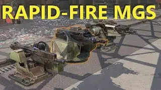 Crossout 101 - Rapid-fire machine gun review!