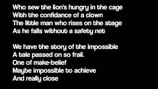 The Story Of Impossible - Peter Von Poehl (Lyrics)