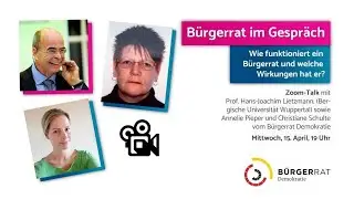 Online-Seminar: Wie funktioniert ein B&uuml;rgerrat und welche Wirkungen hat er?