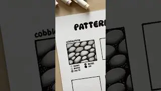 🌟 Cobblestone Pattern with Ohuhu Markers! #coloring #ohuhu #alinacoloringbooks #tutorial