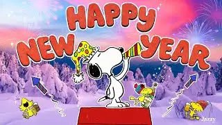 Celebrate New Year with Snoopy 🎁🌼| Happy New Year Music for a Smooth Start by Jazzy