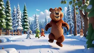 The Bear Who Went Ice Skating + More Nursery Rhymes & Kids Songs