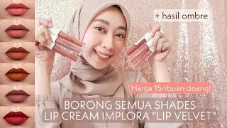 IMPLORA LIP VELVET REVIEW & LIPCREAM SWATCHES