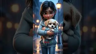 El cachorro bajo la lluvia 🐾💔 | El amor que abriga #disney