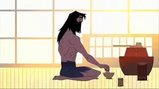 Samurai Jack, making tea.  1 hour video compilation.