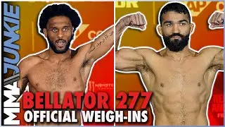 A J  McKee, Patricio Freire make weight for featherweight title rematch main event | Bellator 277
