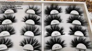 25mm 3D mink lashes: Two Series -DH Style and DB double layer Style