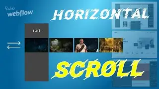 Красивый горизонтальный скролл webflow