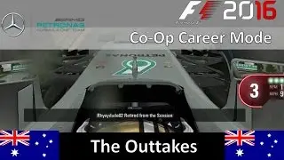 F1 2016 Co-Op Career Mode Part 1 (The Outtakes)