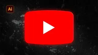 How to Make YouTube logo in illustrator || Adobe Illustrator STEP by STEP tutorial