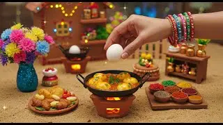 Miniature Roasted Egg Masala | Egg Curry Recipe | Ai Mini Foodkey | Egg Gravy