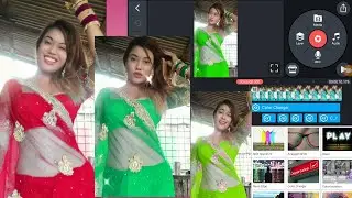 1 Click & cloth colour change || colour grading video editing in kinemaster || kinemaster editing