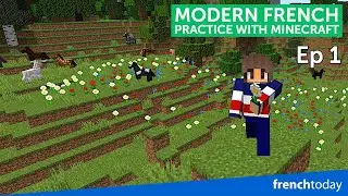 🛠Learn French With Minecraft - 1 - Tools - Video w/ French CC