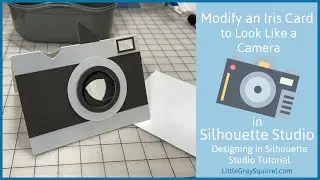 Modify an Iris Design and Create Shapes to Make a Camera Card | Silhouette Studio Design Tutorial