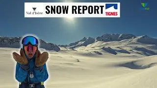 SPRING CONDITIONS and Dry February Ski Slopes In The Alps! Snow Report Tignes/Val D&Igrave;sere 17/02/2024