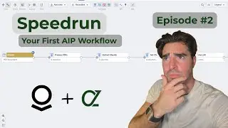 Palantir Foundry | Спидран по рабочему процессу AIP (Часть 1/2): Создание конвейера данных