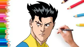 How to draw Invincible step by step | easy comic tutorial 