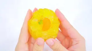 【ASMR】凍ったみかんのスライム Crunchy Slime【音フェチ】