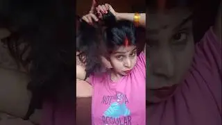 Bun Hairstyle 🥺😍 #hairstyle #hack #bunhairstyle #ytshorts #shorts  #NaturalHair #HairHack #diy
