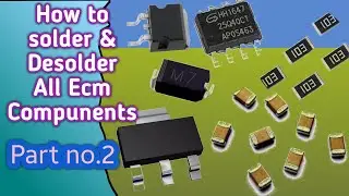 how to desoldering Diode and soldering in all ecm all pcb board #viralvideo #500subs