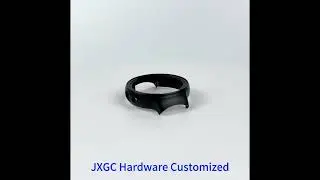 Precision Machining Anodized Black Smart Wearable Smart Watch Case #cnc
