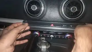 esay remove audi A3 ac climate control panal#shortsvideo